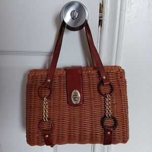 VINTAGE WICKER PURSE